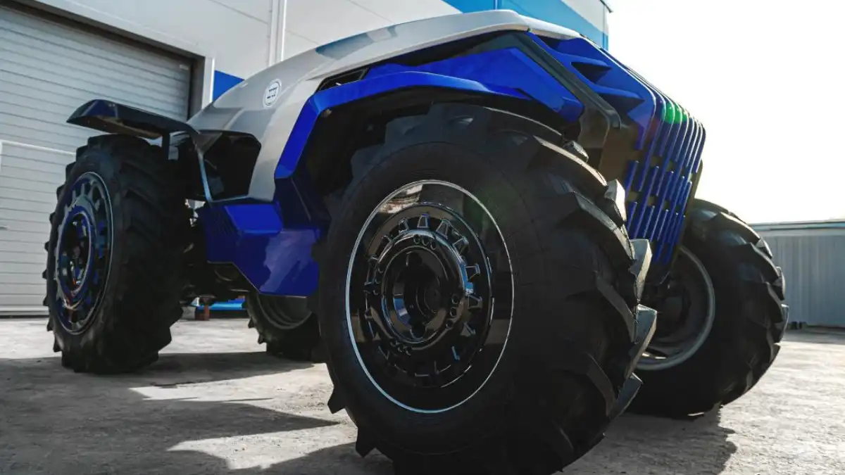 Фото: donstu.ru / пресс-служба ДГТУБеспилотный гибридный трактор «Донтех» от ученых из ДГТУ