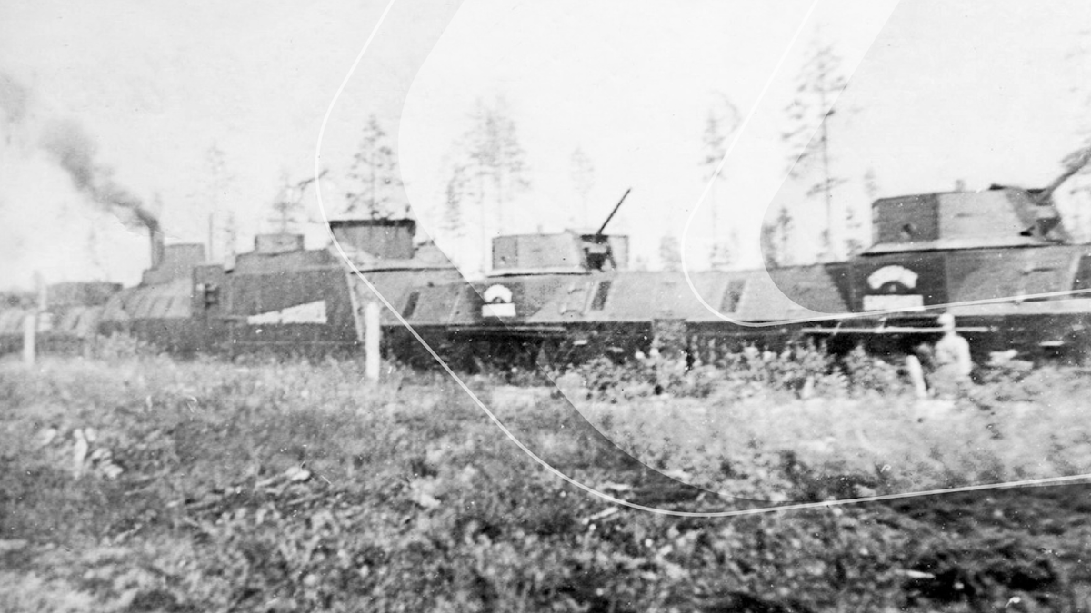 Бронепоезд «Сибиряк-Барабинец», 1944 г. Фото: музей истории ЗСЖД