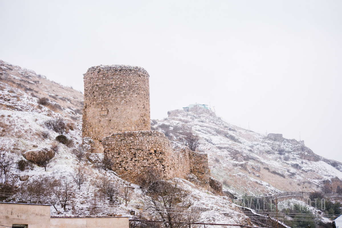 Крепость Чембало зимой 2022 года