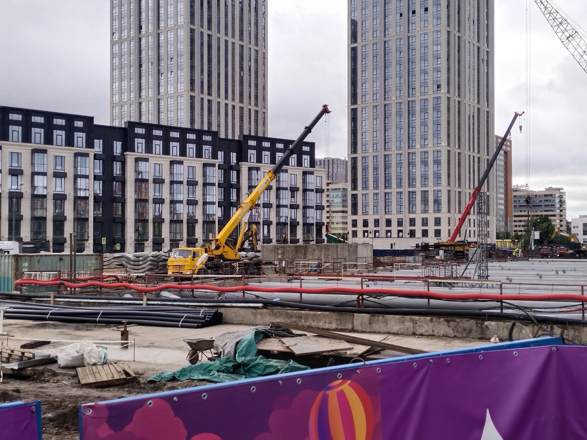 📷 1.1: Готовится грунтоотвал.