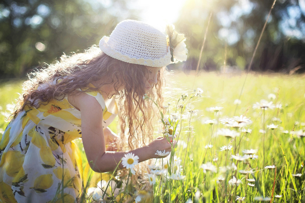 Photo by Jill Wellington: https://www.pexels.com/photo/girl-picking-flowers-459051/