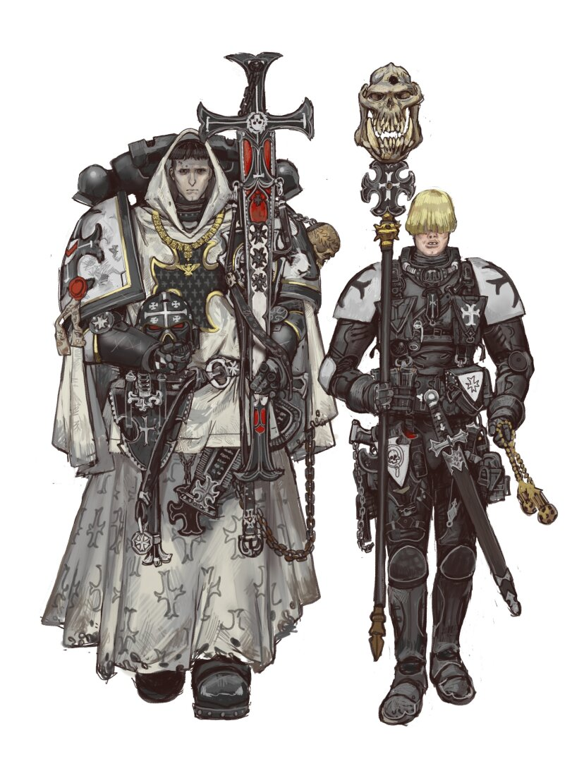 Брат меча и неофит. Худ. MOSSA