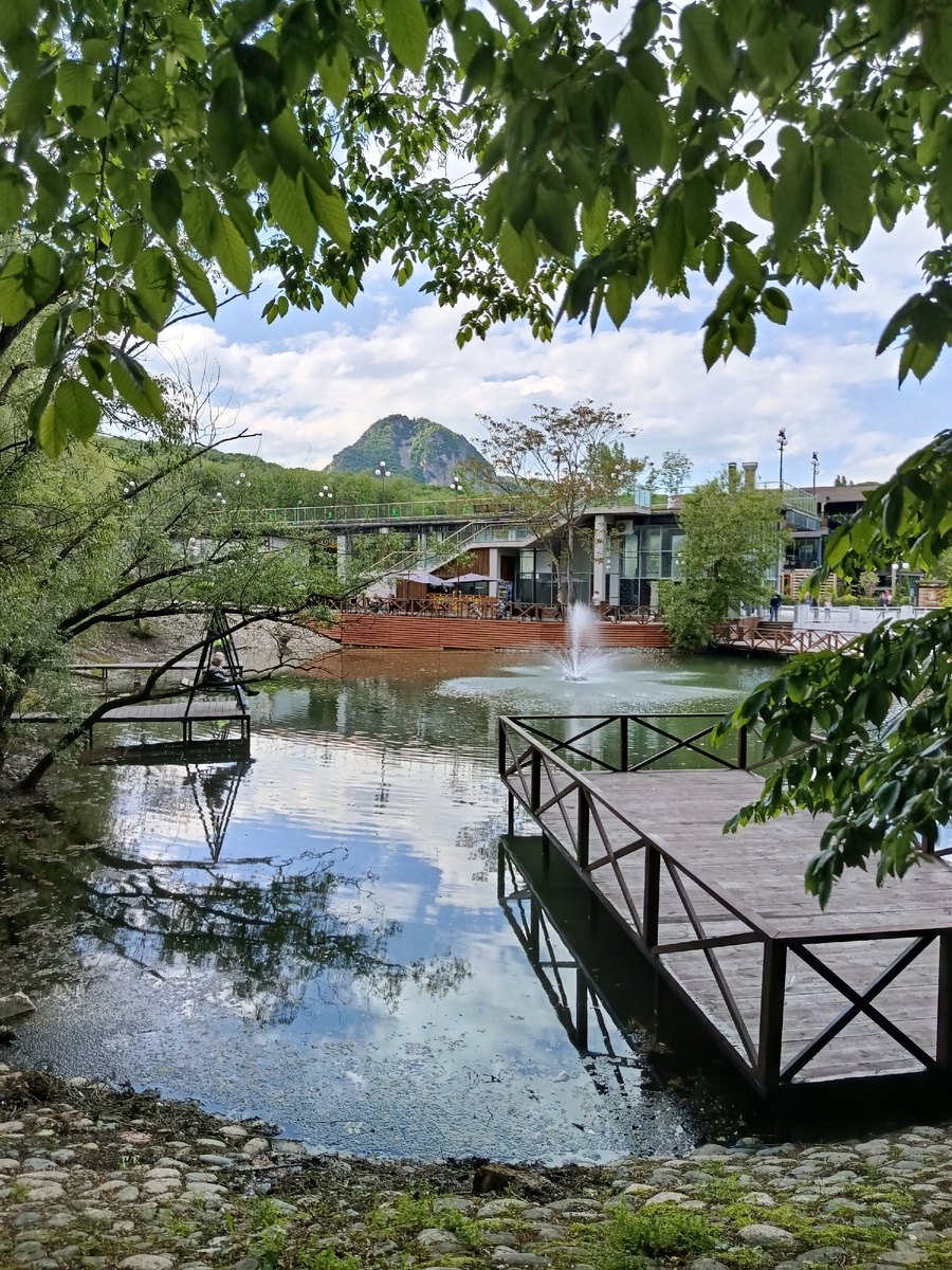 Вид на озеро.