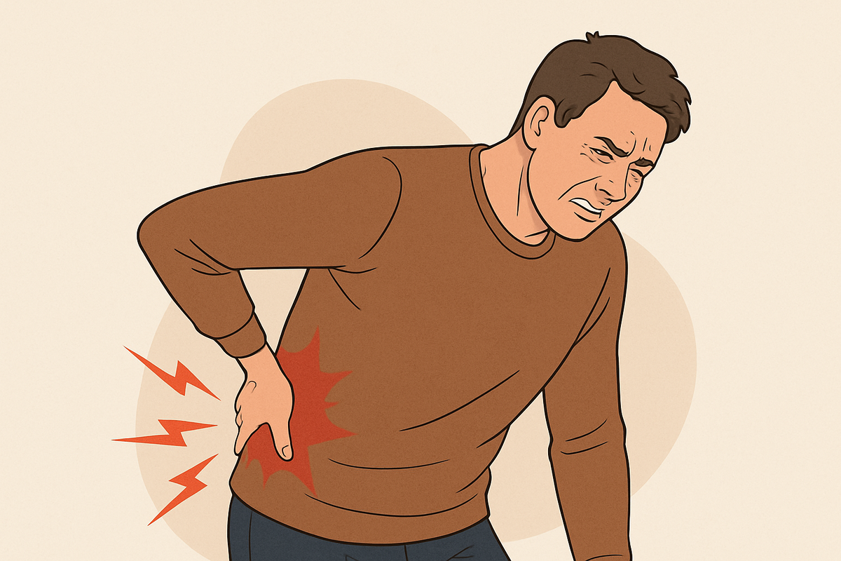 Люмбаго или прострел в пояснице — резкая и сильная боль в нижней части спины
