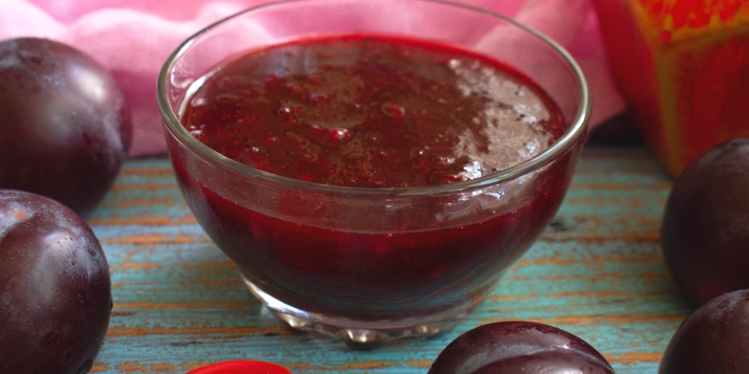 Сливовый джем с вишней