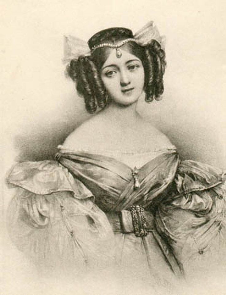 К. Брюллов.  Графиня Ю.П. Самойлова, не ранее 1827 года