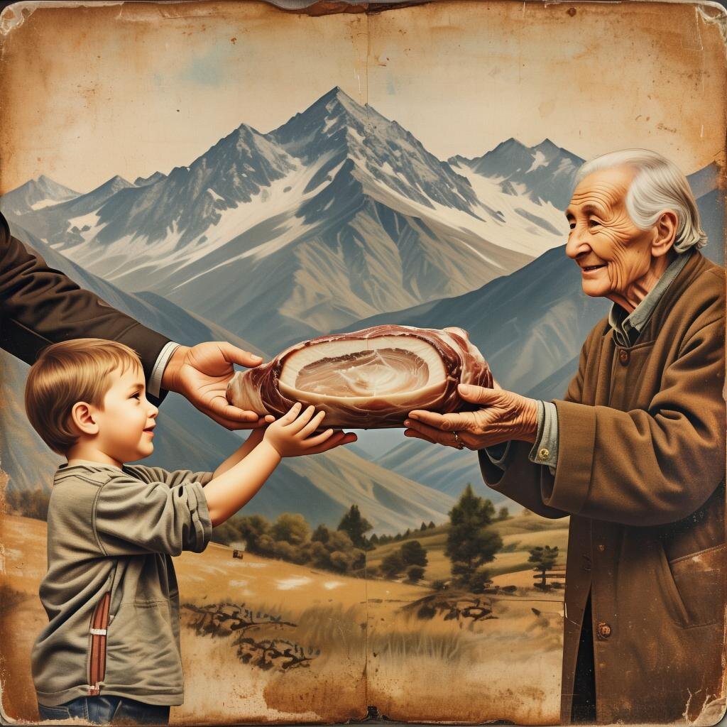 Наследники вкуса: три поколения передают секрет идеального мяса под взглядами Кавказских гор