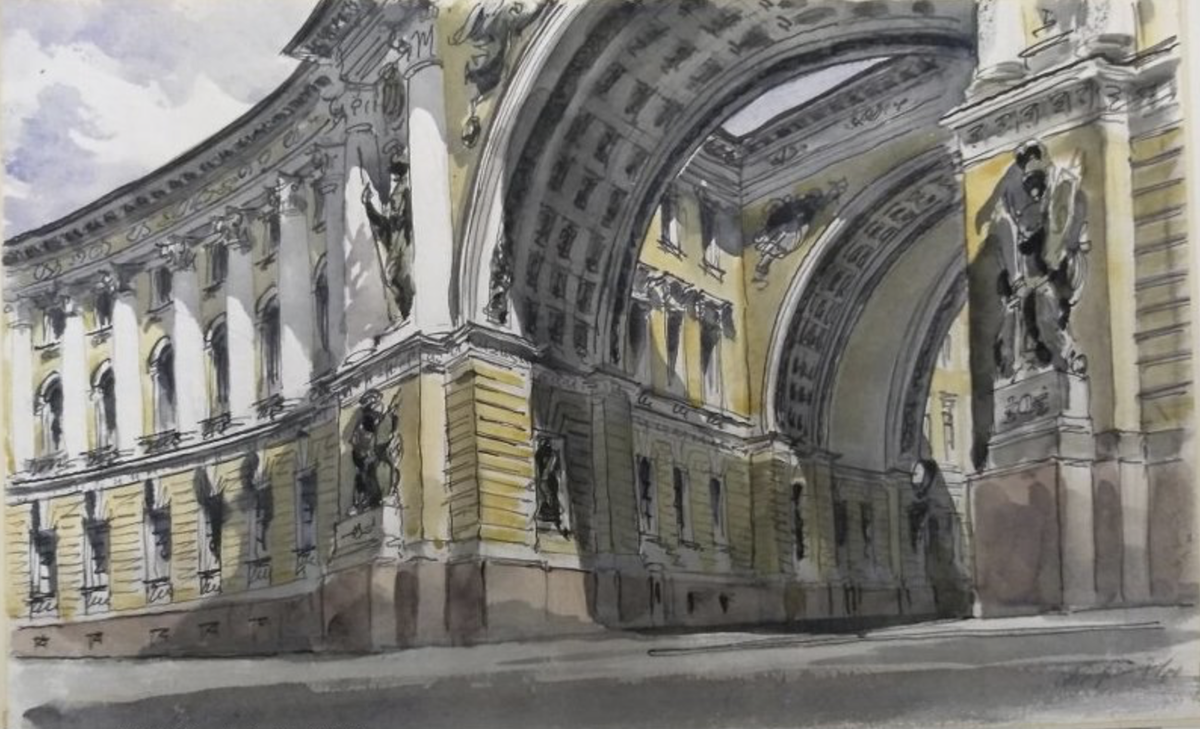 Арка Главного штаба. Бернштейн Эммануил Бенцианович, 1951 год.