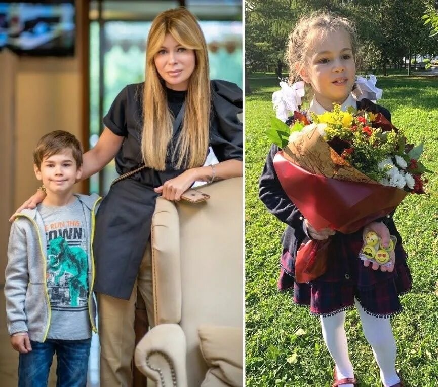 Ирина с детьми