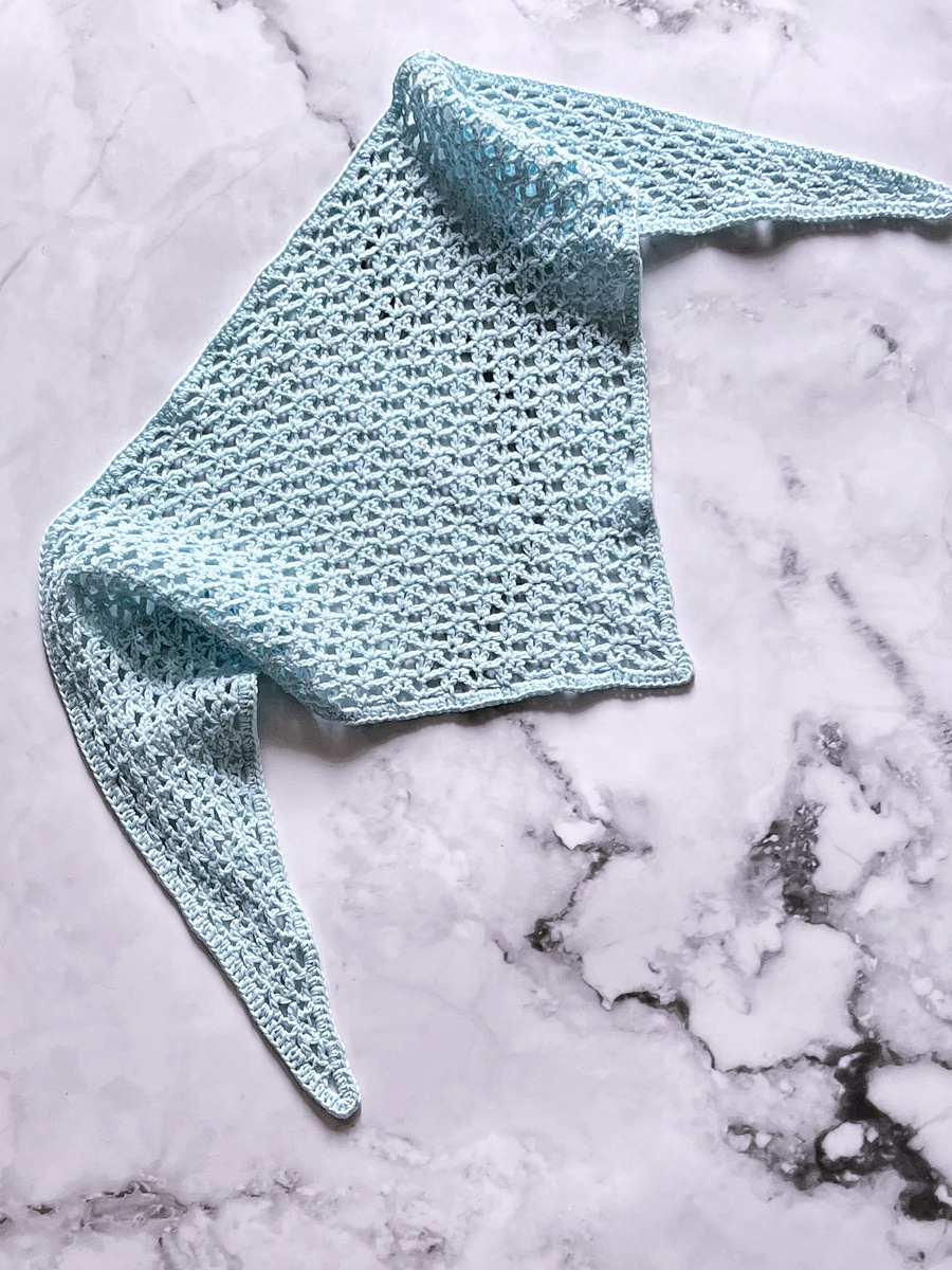 Бандана крючком