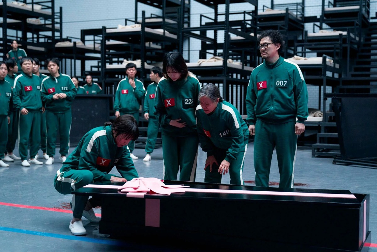 Кадр из сериала "Игра в кальмара" 3