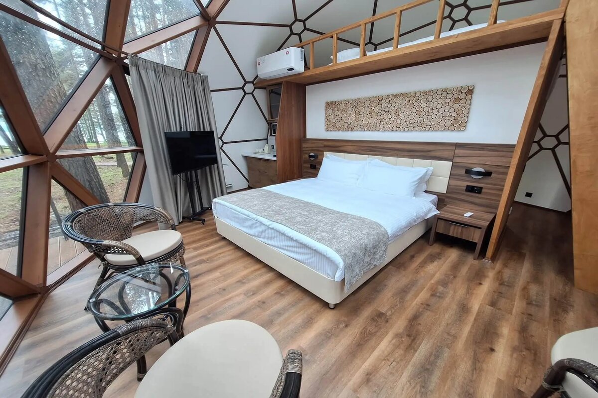 Дом-сфера от новосибирского производителя купольных домов