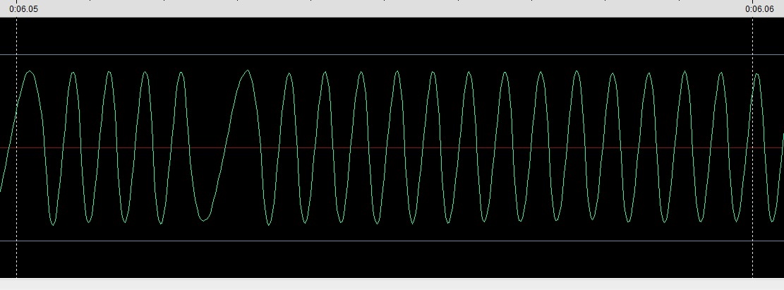 сигнал в wav файле 