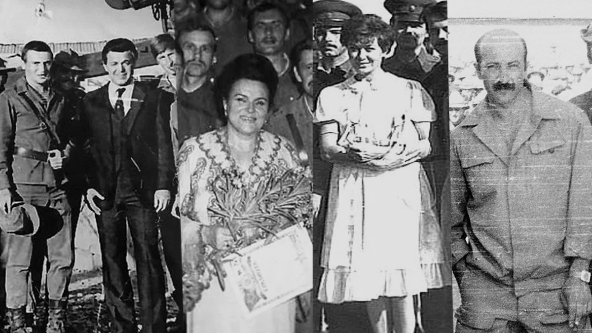 Советские артисты на фотографиях, когда они выступали в Афганистане