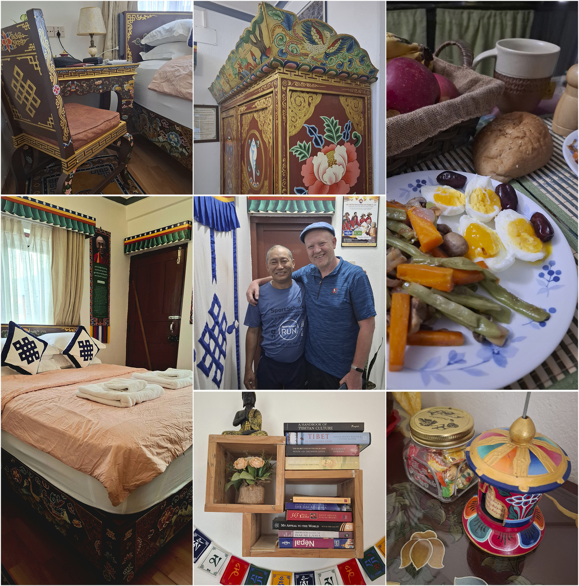 Не имеем привычки фотографироваться с хозяевами домов, в которых живём, но Туптен стал нам почти родным. Общались при помощи голосового переводчика. Фото автора. 