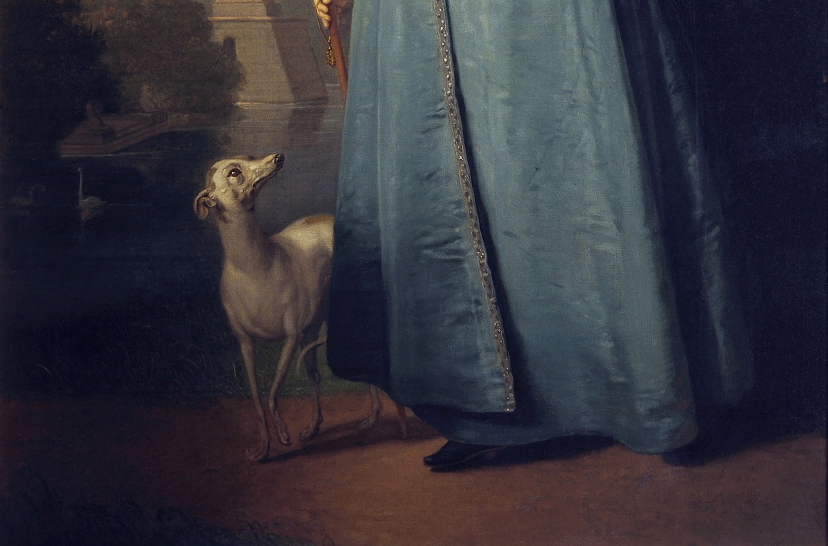 Владимир Боровиковский «Екатерина II на прогулке в Царскосельском парке» (1794)