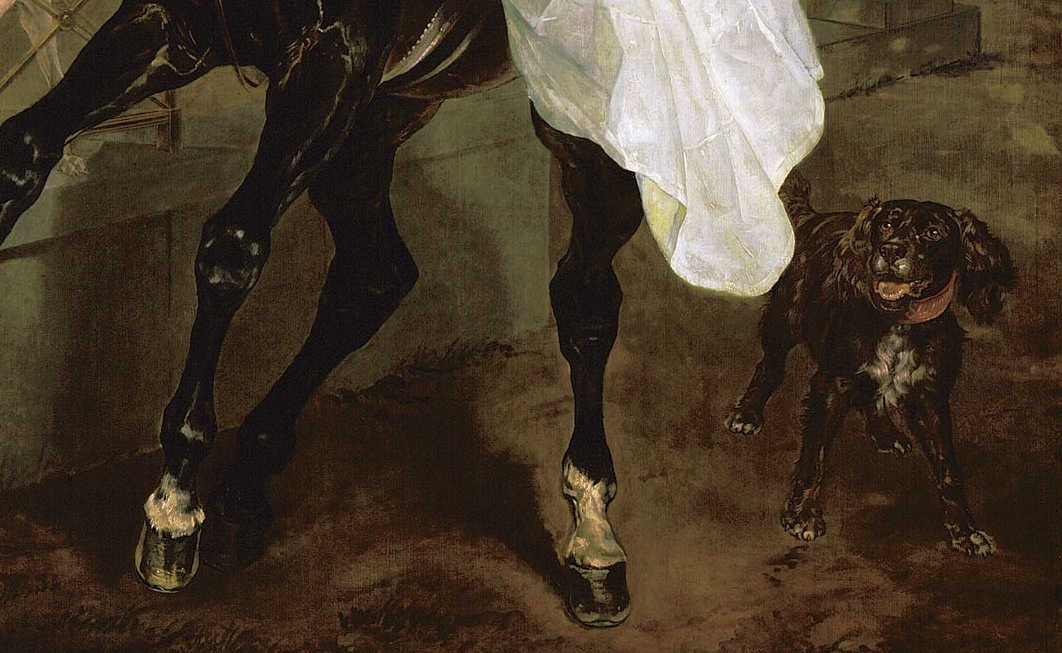 Карл Брюллов. Всадница. 1832. Фрагмент