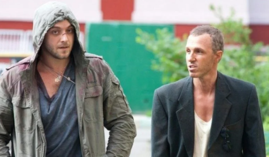 Фрагмент из сериала "Одинокий волк"