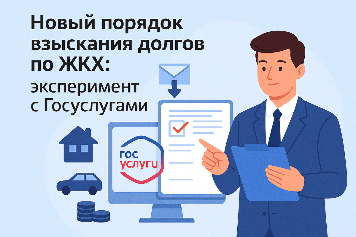 Новый порядок взыскания долгов по ЖКХ: судебные приказы — теперь через Госуслуги. Что это значит для граждан и управляющих компаний? Разбираемся.