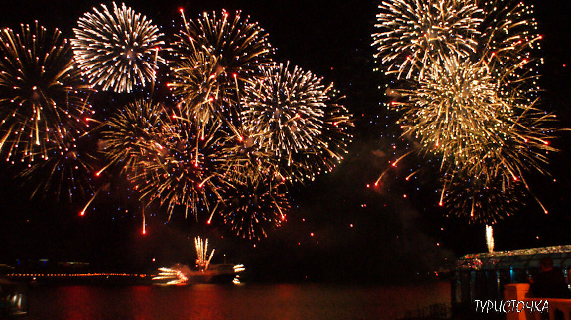 Фейерверк в Геленджике