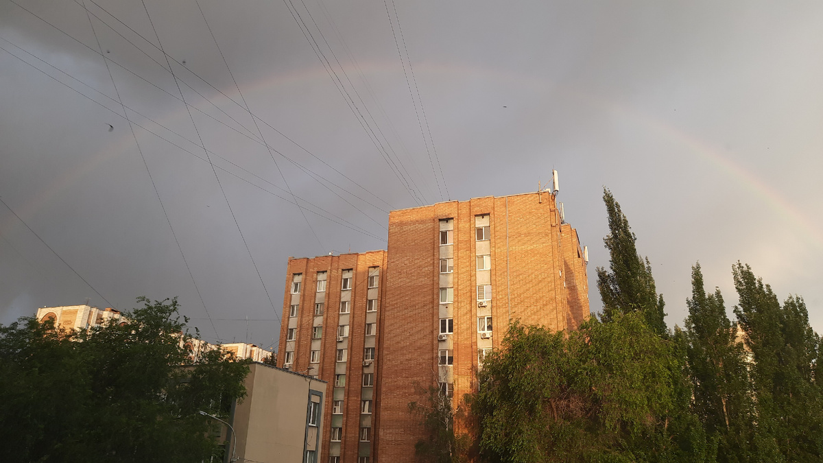 Радуга появилась, фото автора.