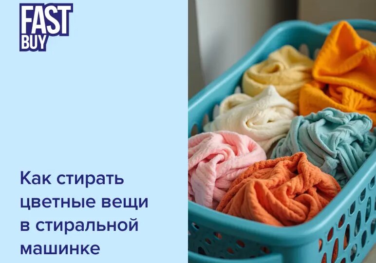 Как стирать цветные вещи в стиральной машинке