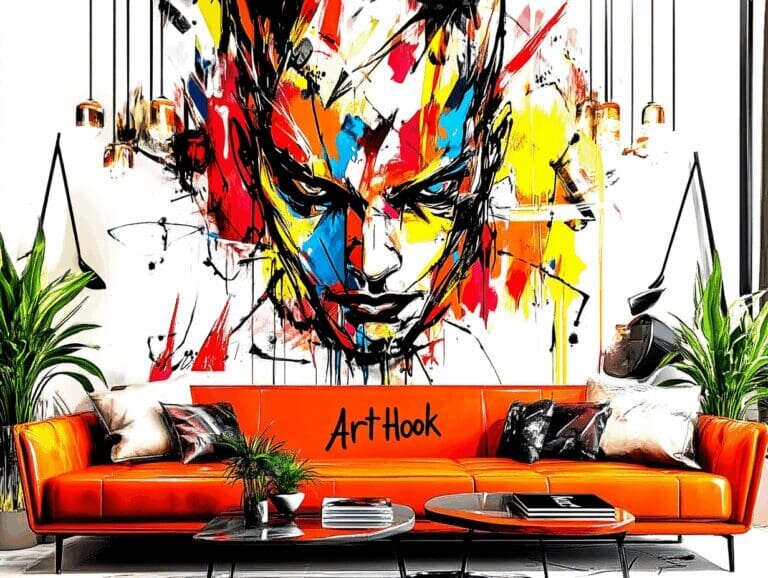    Граффити в интерьере квартиры: как сделать стены живыми и уникальными с помощью стрит-арта Art-Hook.Ru