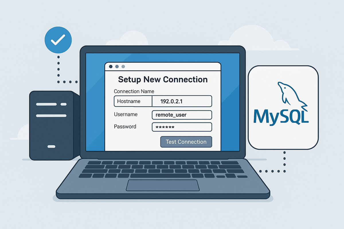 Настройка удалённого подключения MySQL