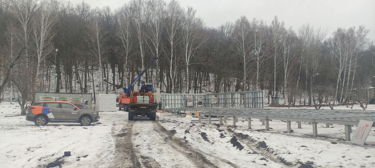 зимняя площадка до начала работ