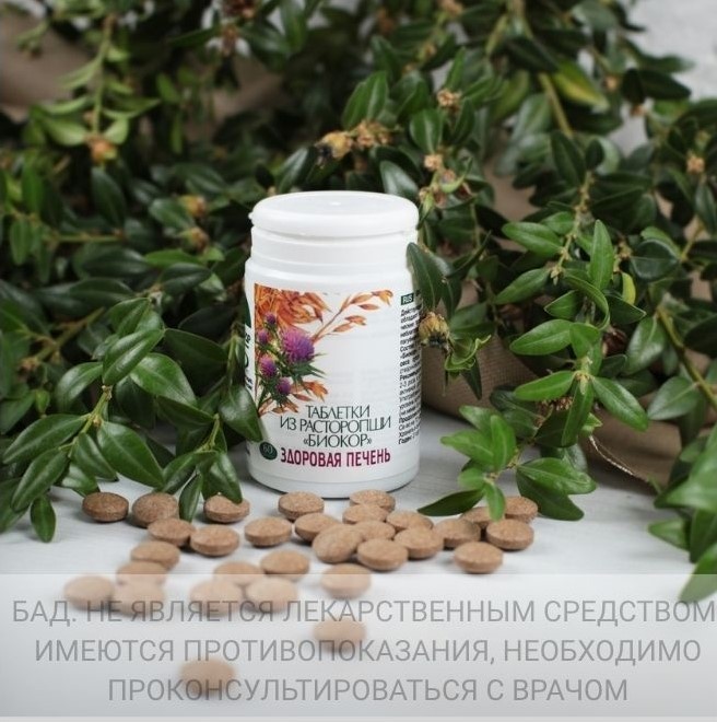 Таблетки для печени из расторопши