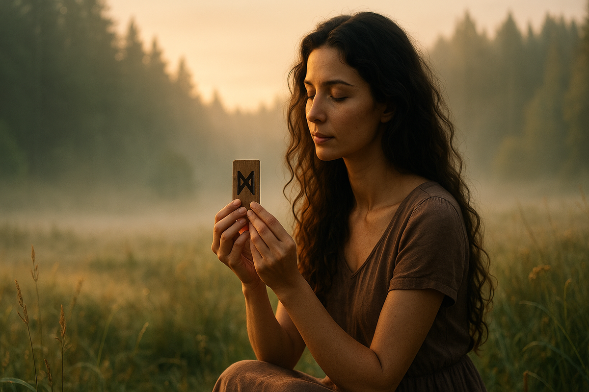 Руна Дагаз - новый день твоей жизни