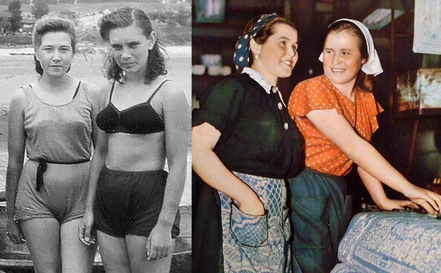 Девушки 50-х годов СССР