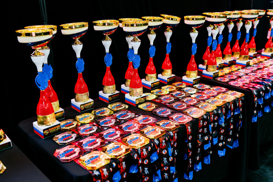 Награды участников турнира. Фото со страницы в ВК Федерации СБЕ «ММА» Республики Крым