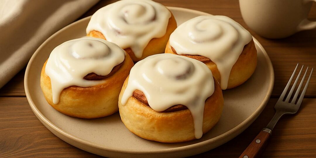Лучше, чем в кофейне: булочки с корицей и сливочной глазурью