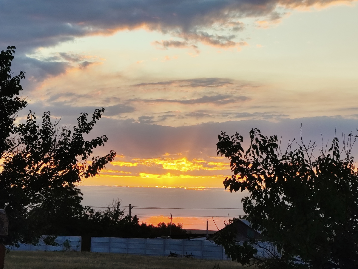 Закат вчерашний