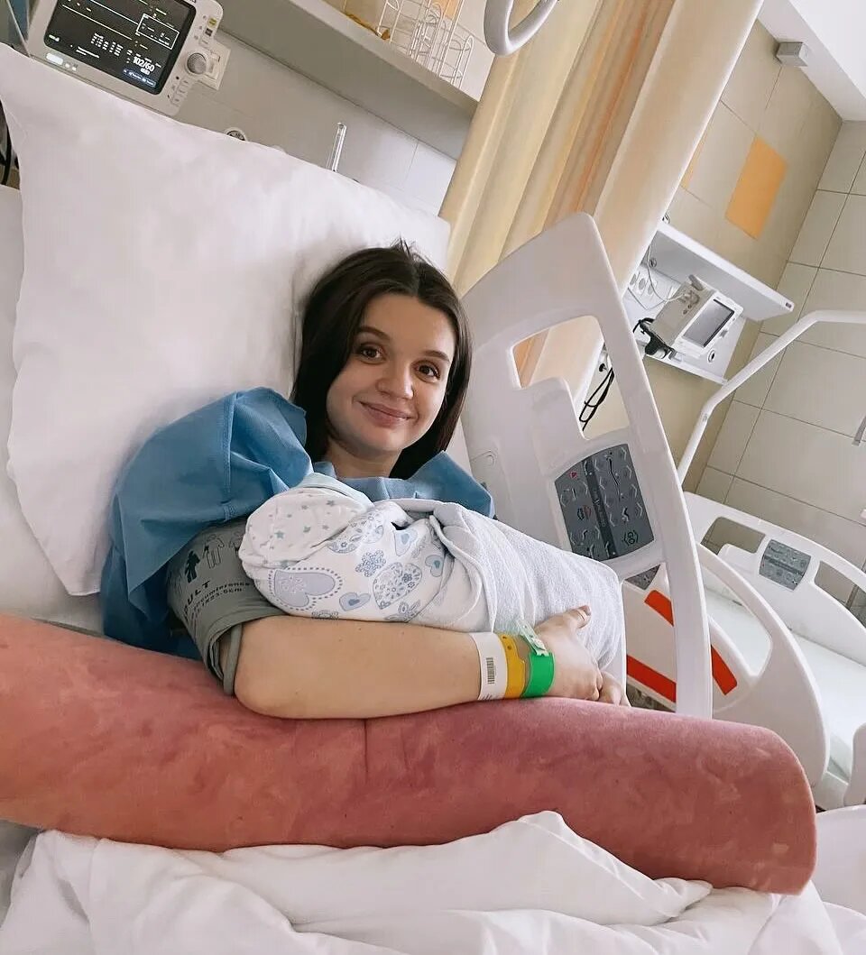 Саша Морозова с сыном