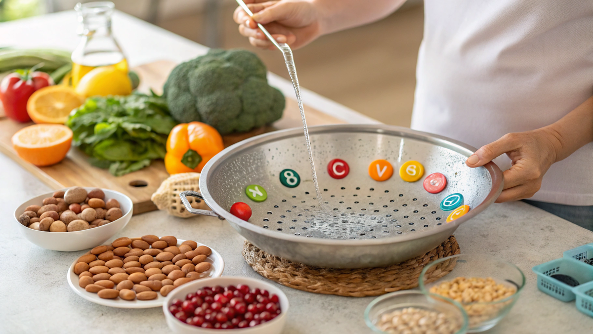 При СД2 многие витамины «утекают» из организма, как вода через сито.