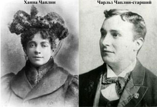 Родители Чаплина. Фото найдено на просторах интернета