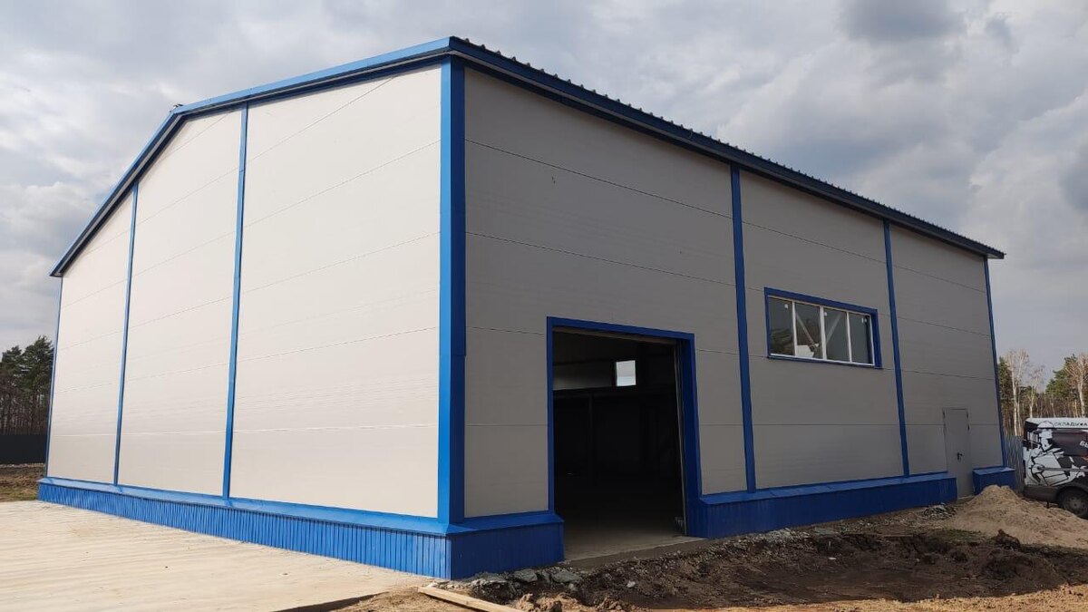 Быстровозоводимый склад 18х18 м