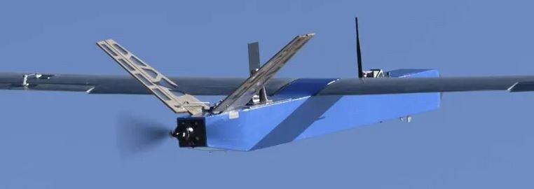 Украинский разведывательно-ударный беспилотник Besomar 3210 в Львовской области в феврале 2025 года. ФОТО: МИКОЛА ТЫС