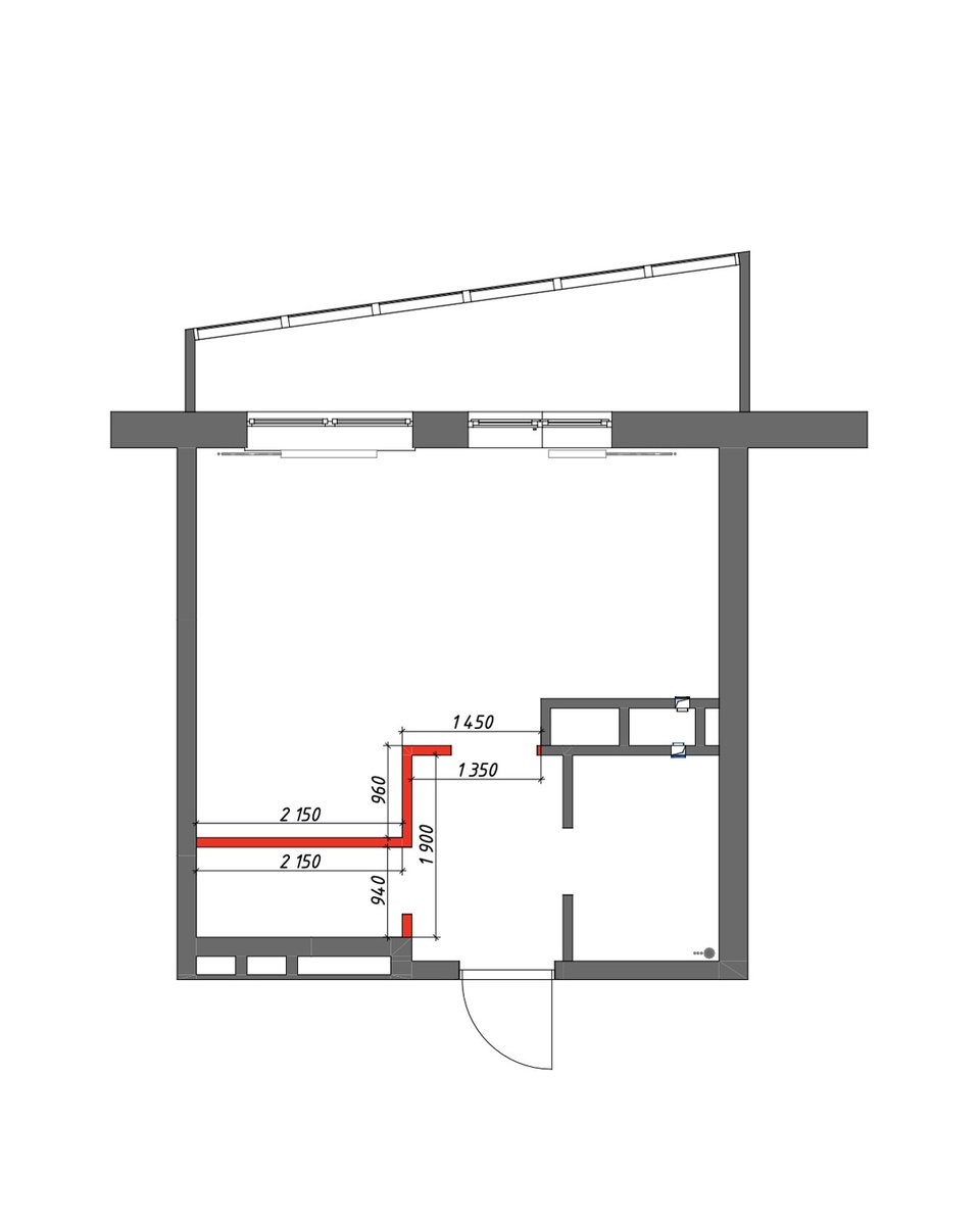 Исходная планировка