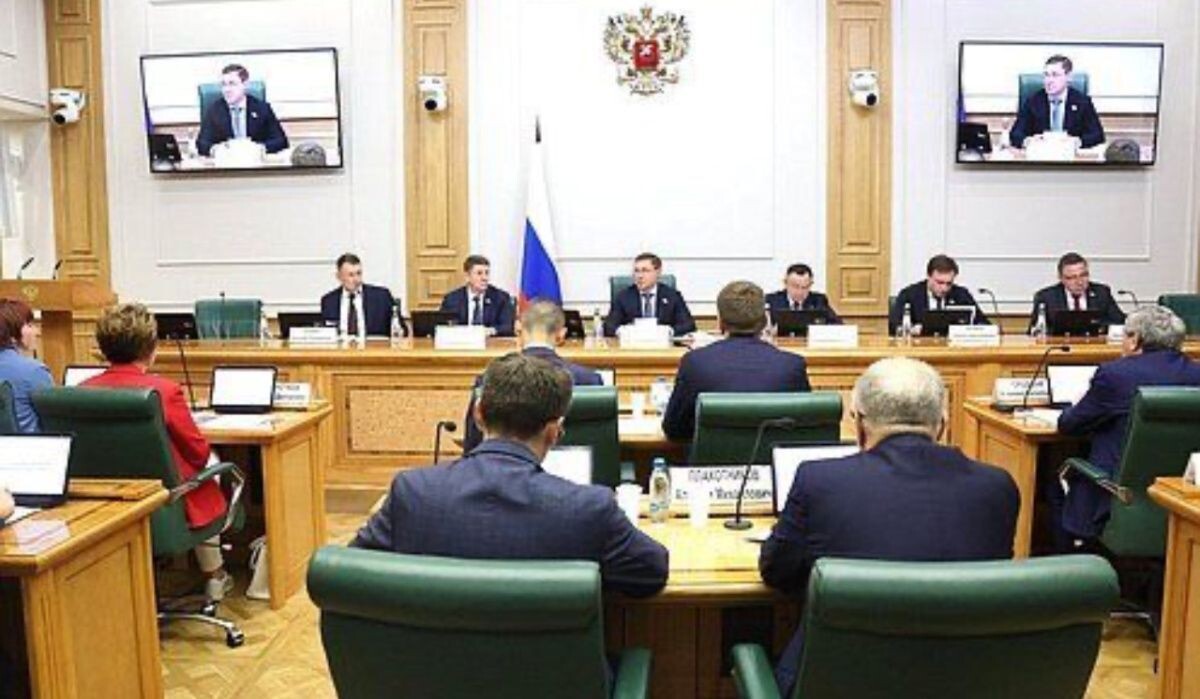     Заседание рабочей группы. Источник: council.gov.ru Автор фото: Пресс-служба СФ РФ