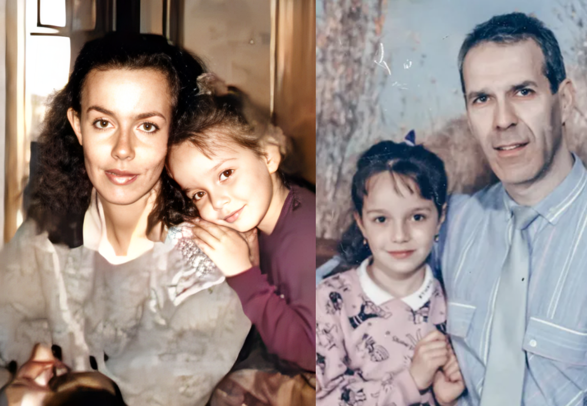 Валерия с родителями