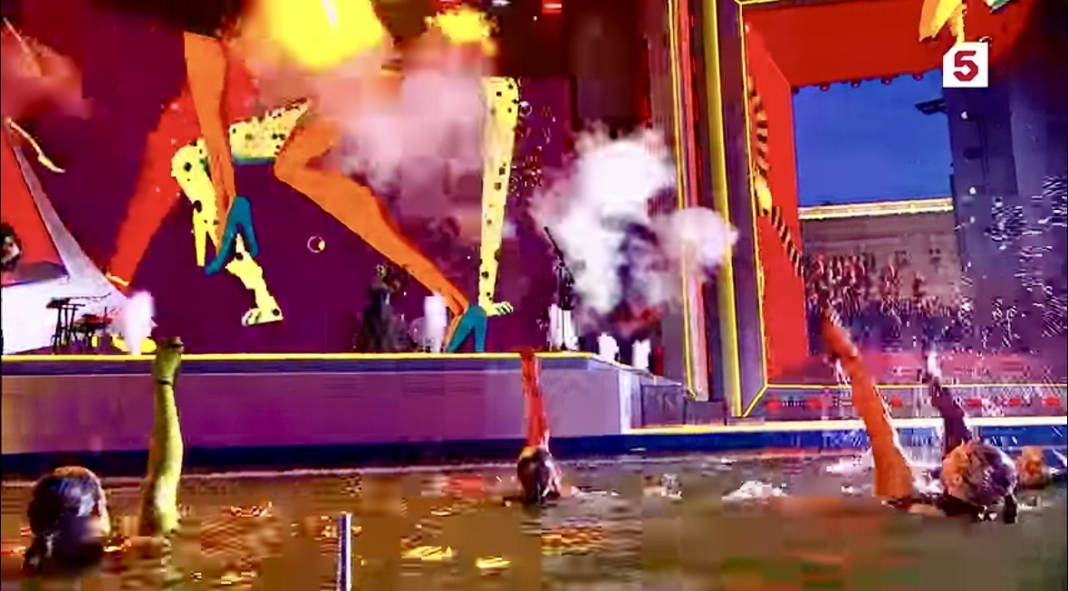 Скрин с прямой трансляции 