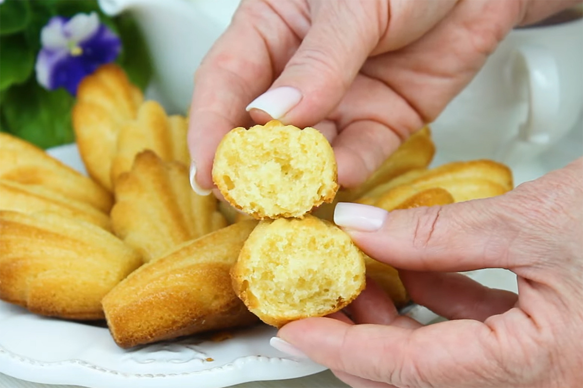    Кулинарный блогер поделилась рецептом печенья «Мадлен»