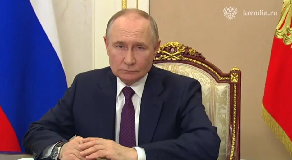    Владимир Путин. Фото: скриншот из видео пресс-службы Кремля.