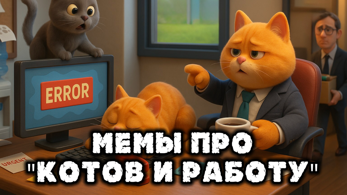 Мемы Про "Котов И Работу"