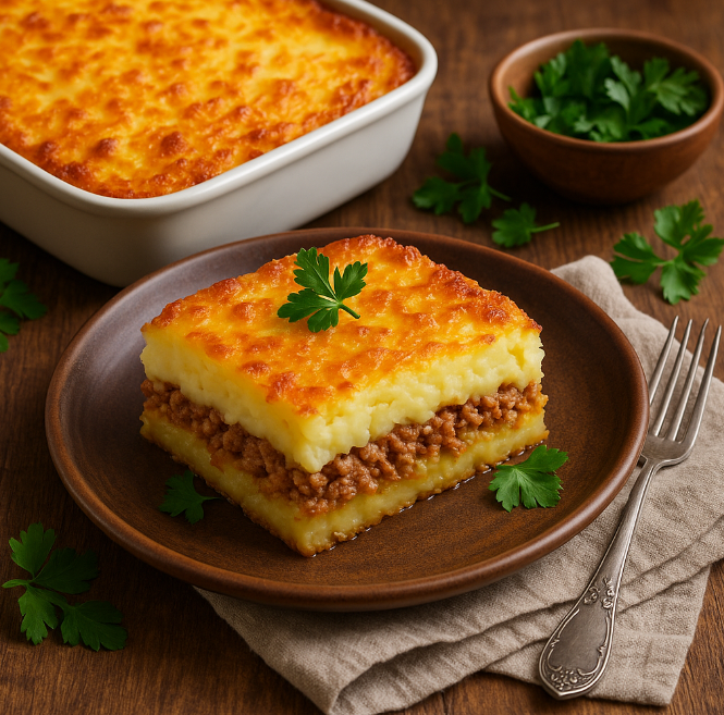 Картофельная запеканка с фаршем рецепты от Дарики