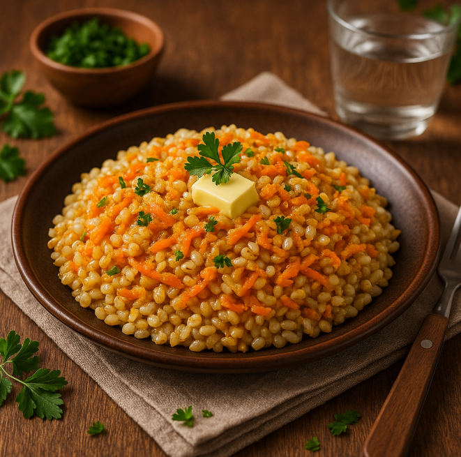 Каша перловая с луком и морковью рецепты от Дарики