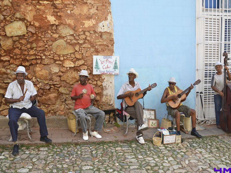 Уличные музыканты в Гаване